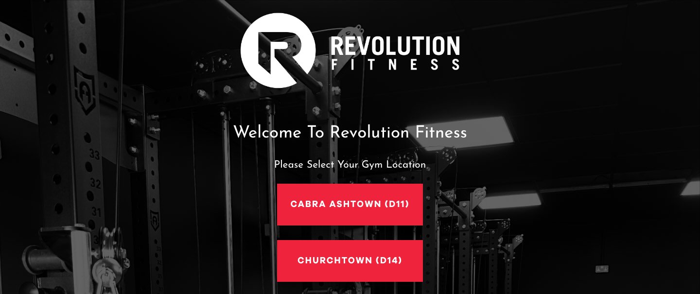 Revolution Fitness gym website and Google Ads managed by Jomoo